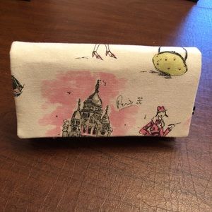 Paris themed wallet - handmade